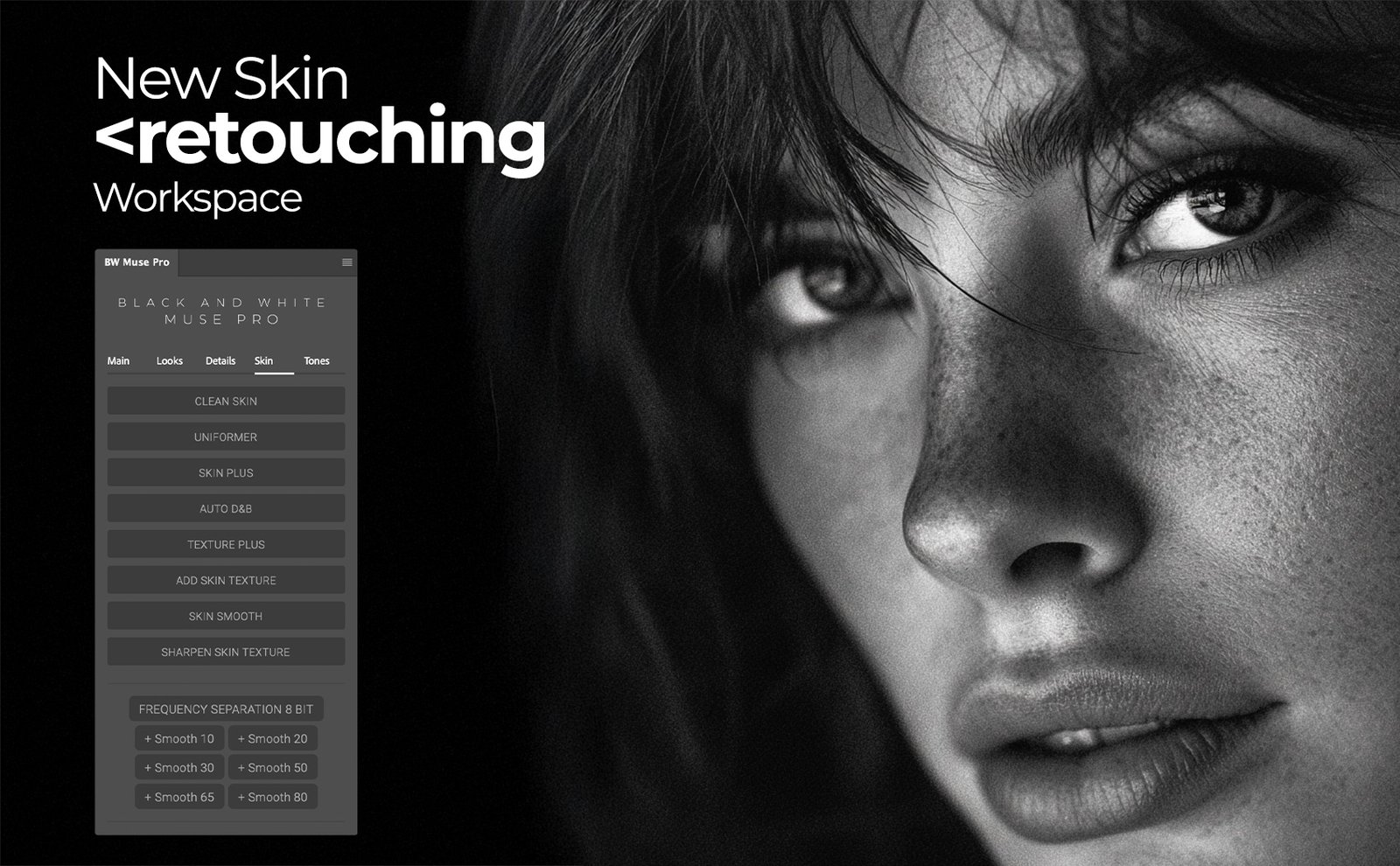 Retouching workspace